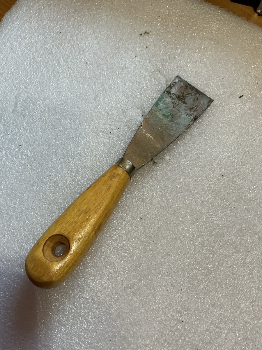 Small Scraper with Wooden Handle
