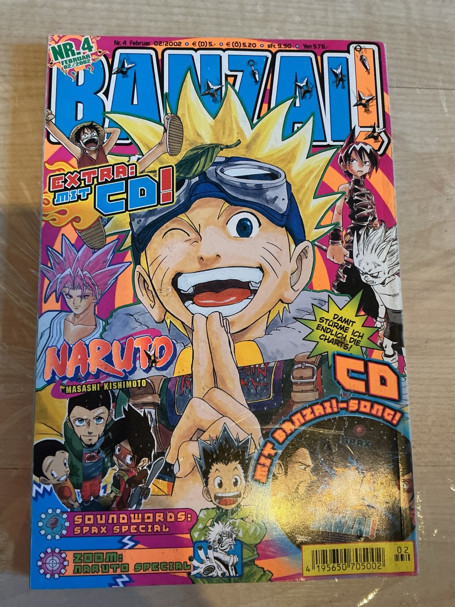 Banzai! Manga Magazine Nr. 4 (Februar 2002) with CD