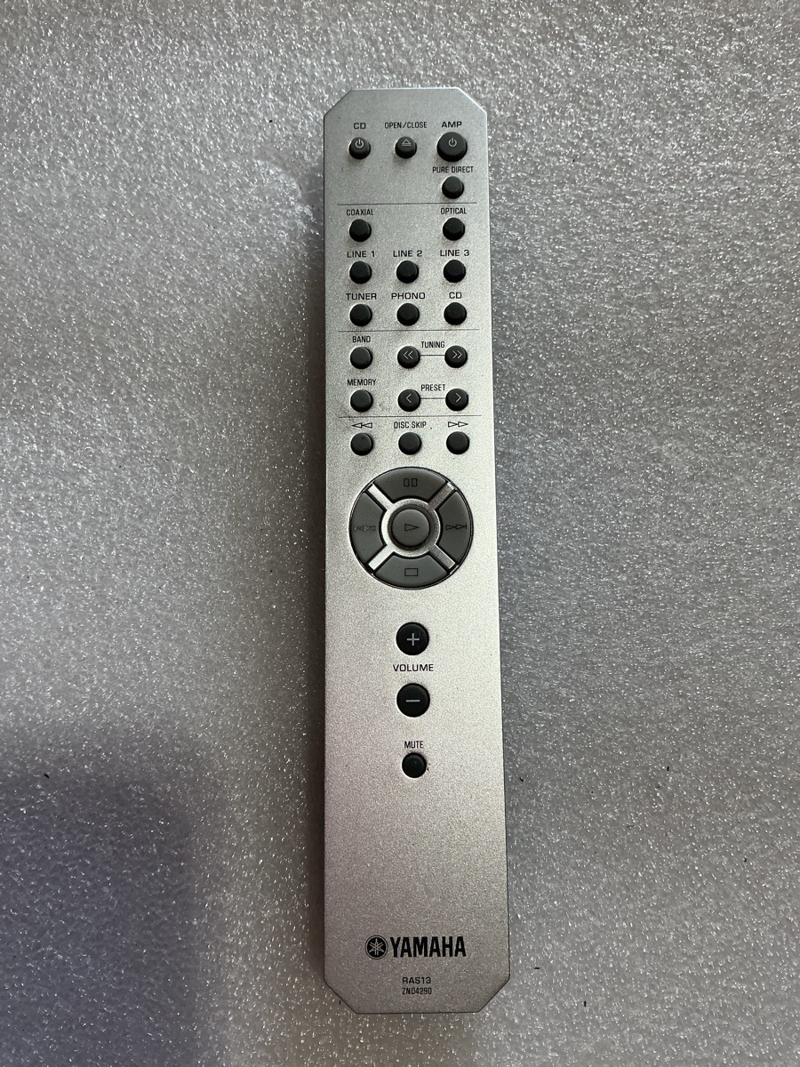 Yamaha RAX13 Audio System Remote Control (Copy)