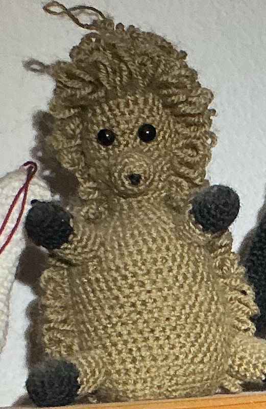 Knitted Hedgehog Stuffed Toy