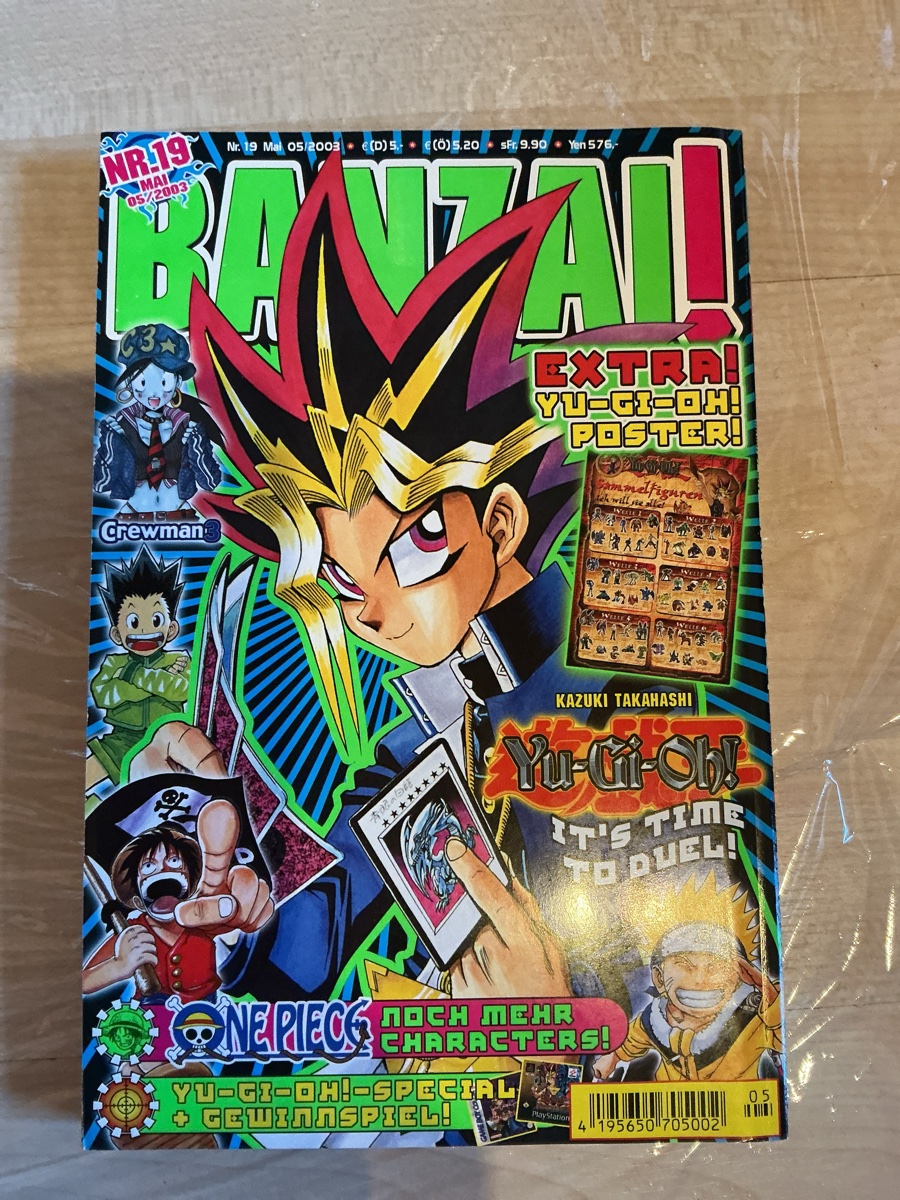 Banzai! Magazine Nr. 19 (May 2003) featuring Yu-Gi-Oh!